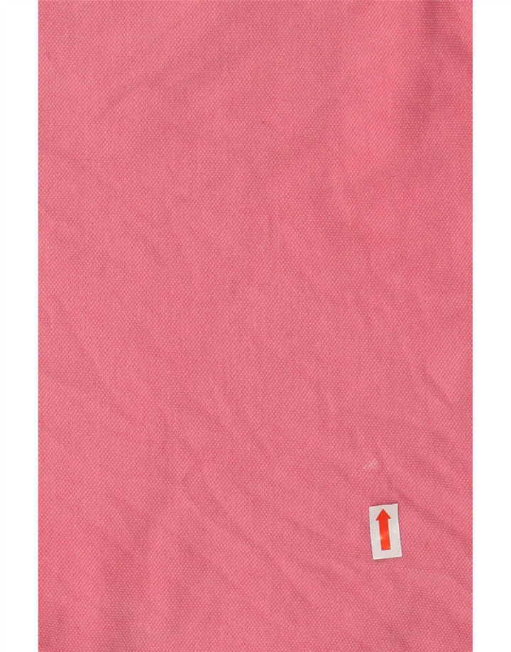 Tricou polo KAPPA pentru femei UK 12, bumbac roz mediu