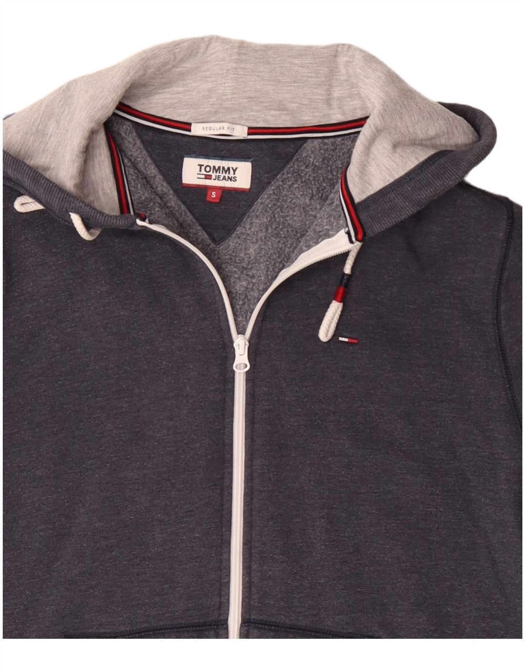 Pulover Tommy Hilfiger pentru bărbați, cu formă regulată, cu fermoar, albastru mic
