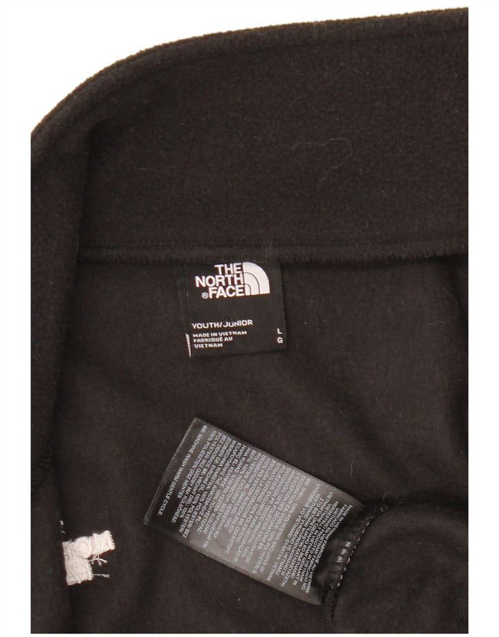 THE NORTH FACE Jachetă fleece pentru băieți 11-12 ani, mare, negru, poliester