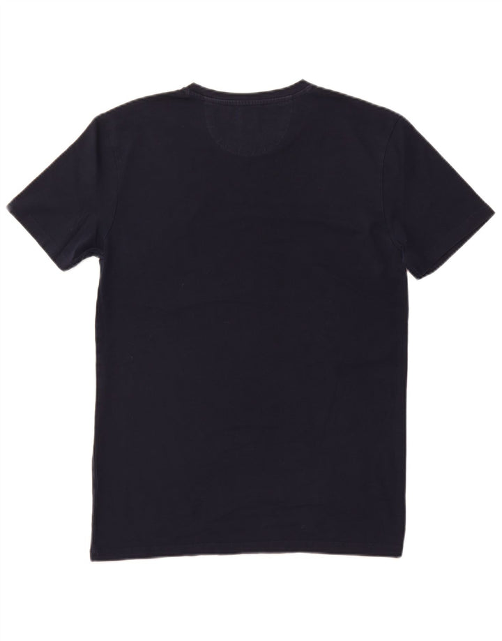 Tricou pentru bărbați Zara Slim Fit Top mare bleumarin