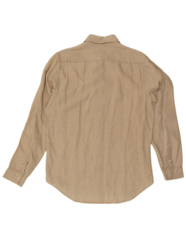 Calvin Klein Jeans Cămașă pentru bărbați Medium Beige Linen