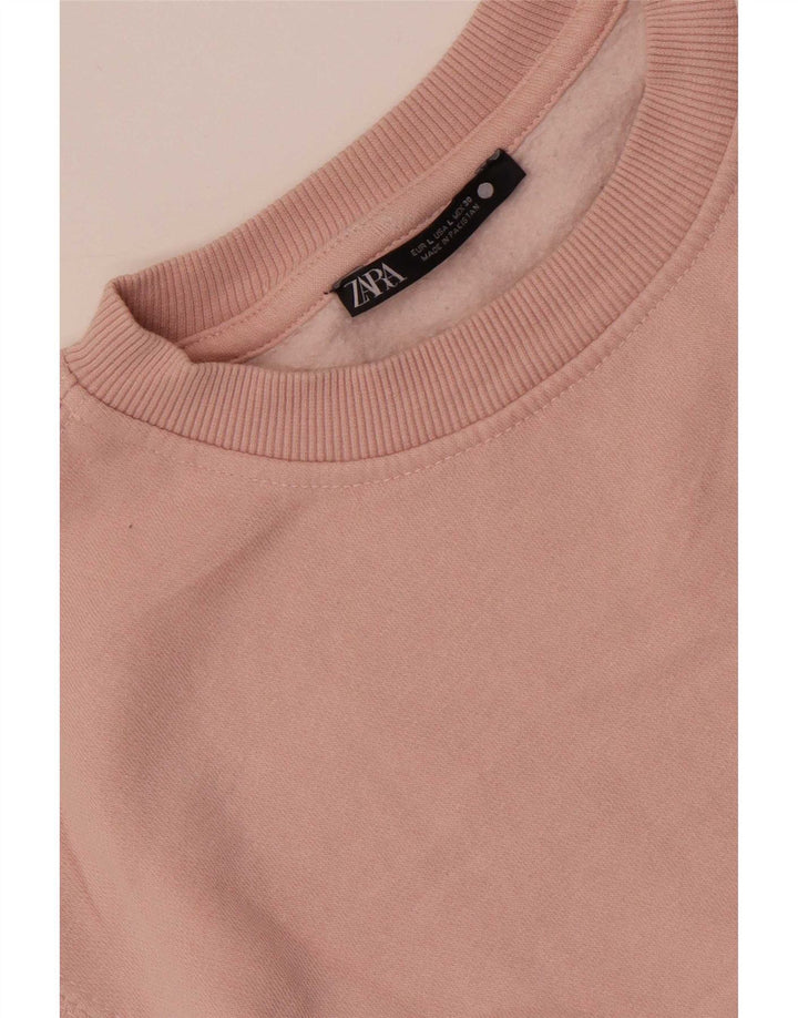 Pulover pentru femei Zara UK 16, mare, roz