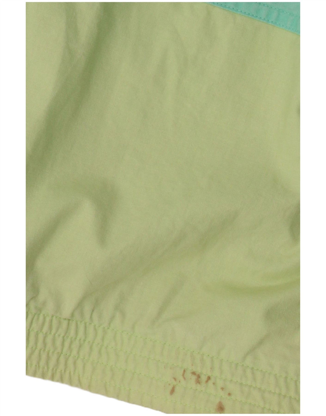 Jachetă vintage oversized windbreaker pentru femei UK 20 2XL Green Colorblock