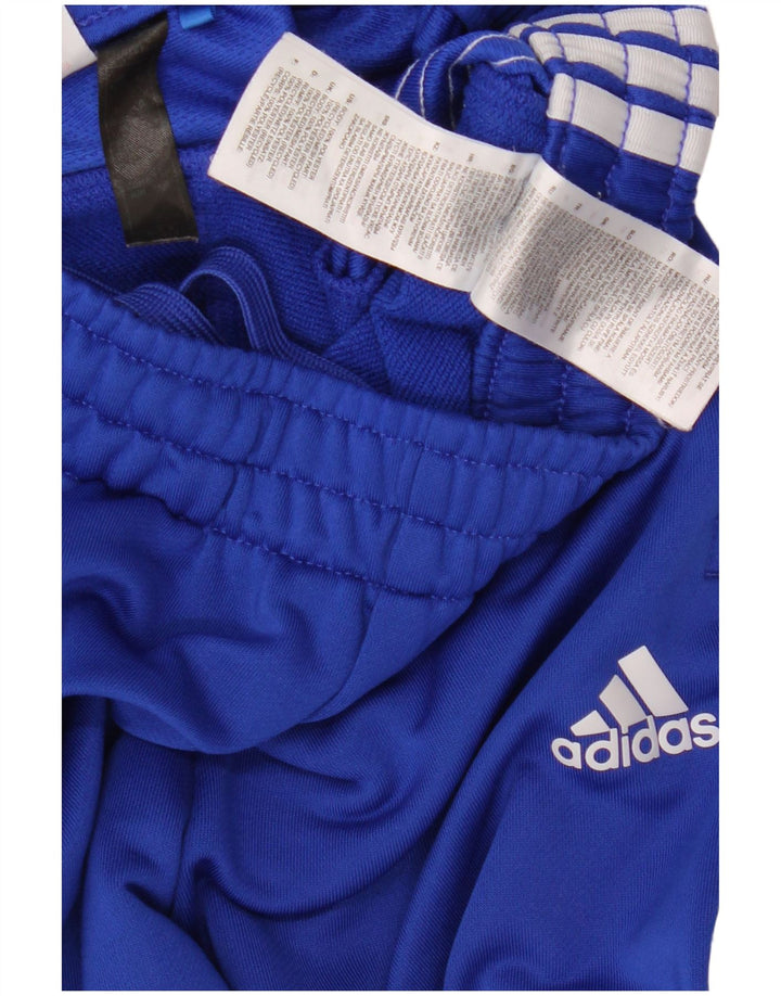 Pantaloni de trening ADIDAS Aeroready pentru baieti 9-10 ani poliester albastru