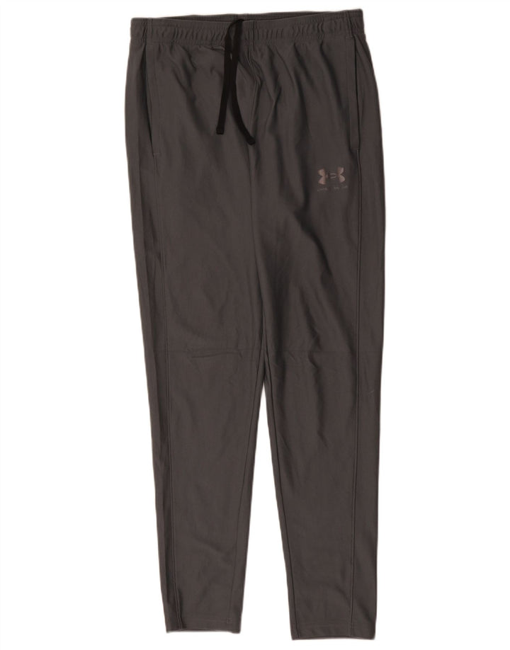 Pantaloni de trening pentru bărbați Under Armour, gri mediu, poliester
