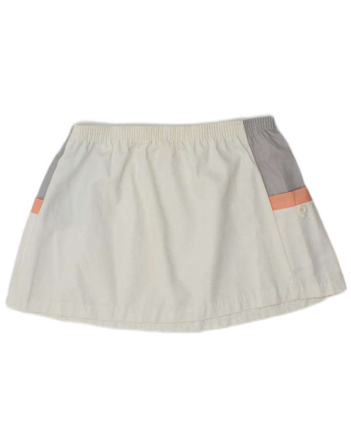 Fusta de tenis mini pentru femei Active EU 44 XL W32 Poliester color bloc alb