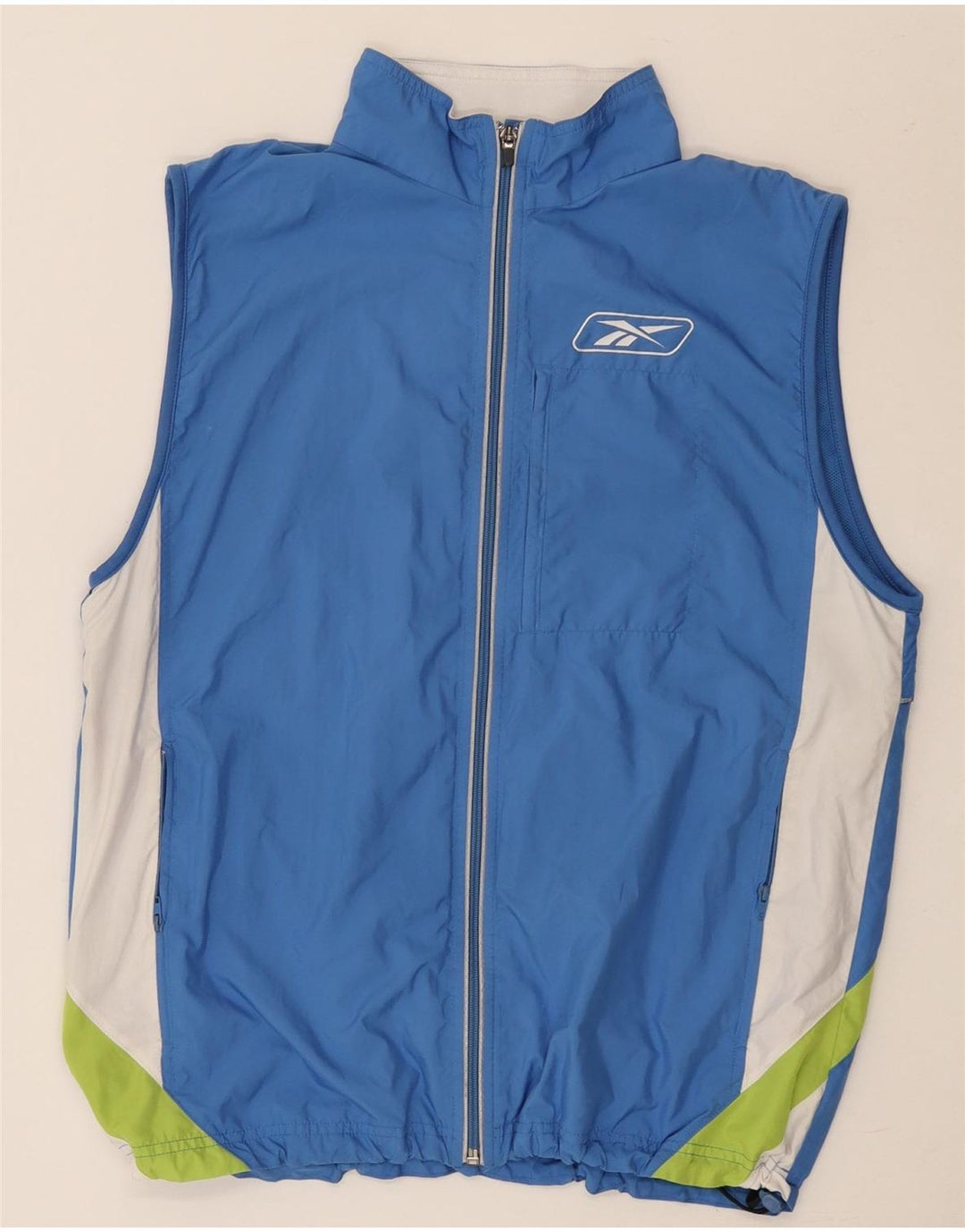 Gilet pentru bărbați Reebok UK 38 Medium Blue Colorblock Poliester