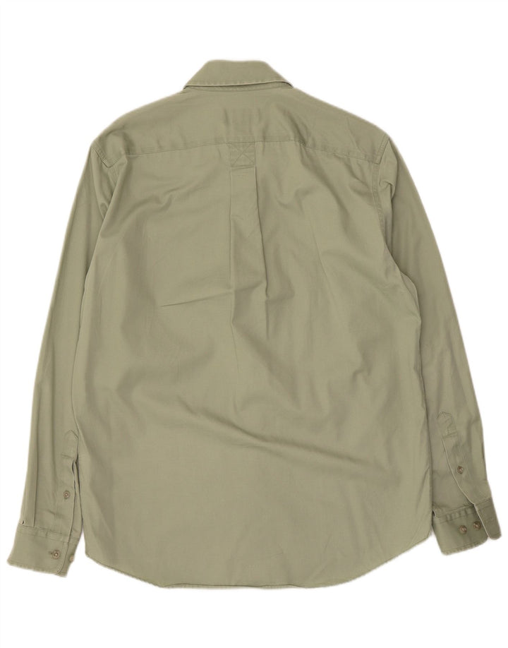 Cămașă pentru bărbați Eddie Bauer, bumbac verde mic
