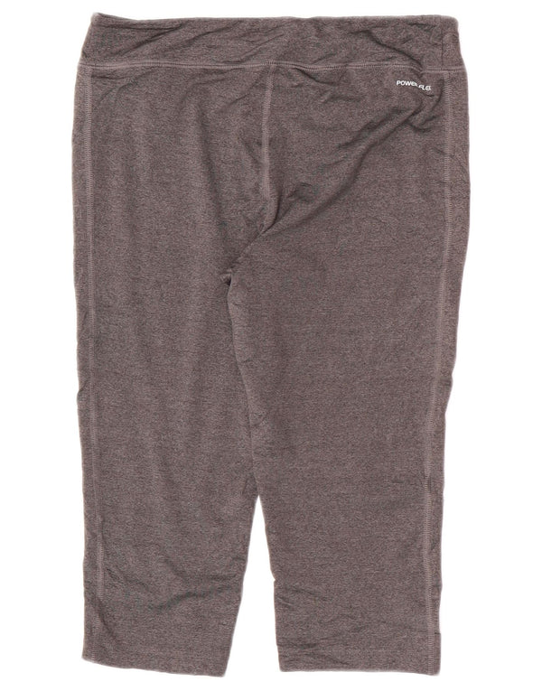 Leggings Capri Champion pentru femei UK 12 Medium Gri Poliester