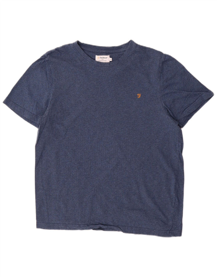 Tricou Bărbați FARAH Top Mediu Bleumarin Bumbac