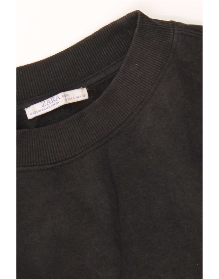 Pulover pentru femei Zara UK 16 Large Negru