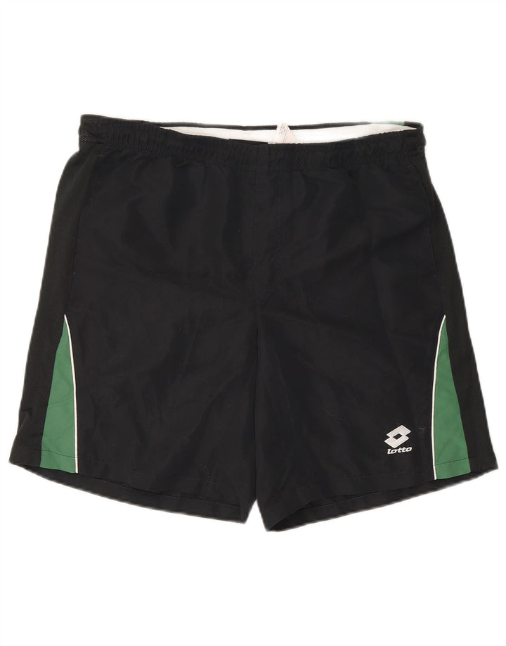 Pantaloni scurți sport Lotto pentru bărbați, mari, bleumarin, poliester color bloc