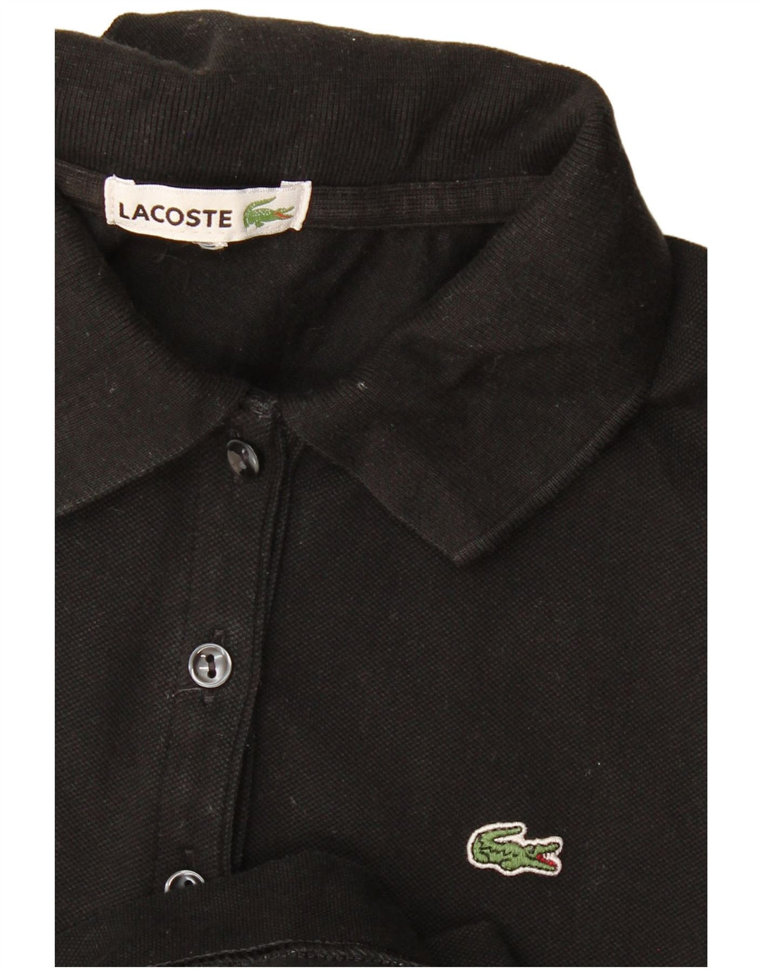 Rochie polo Lacoste pentru femei UK 12 Medium Black