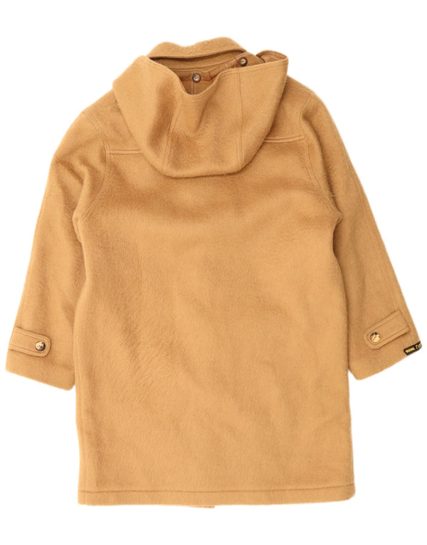 Manson vintage pentru bărbați cu glugă, UK 40, lână mare, bej