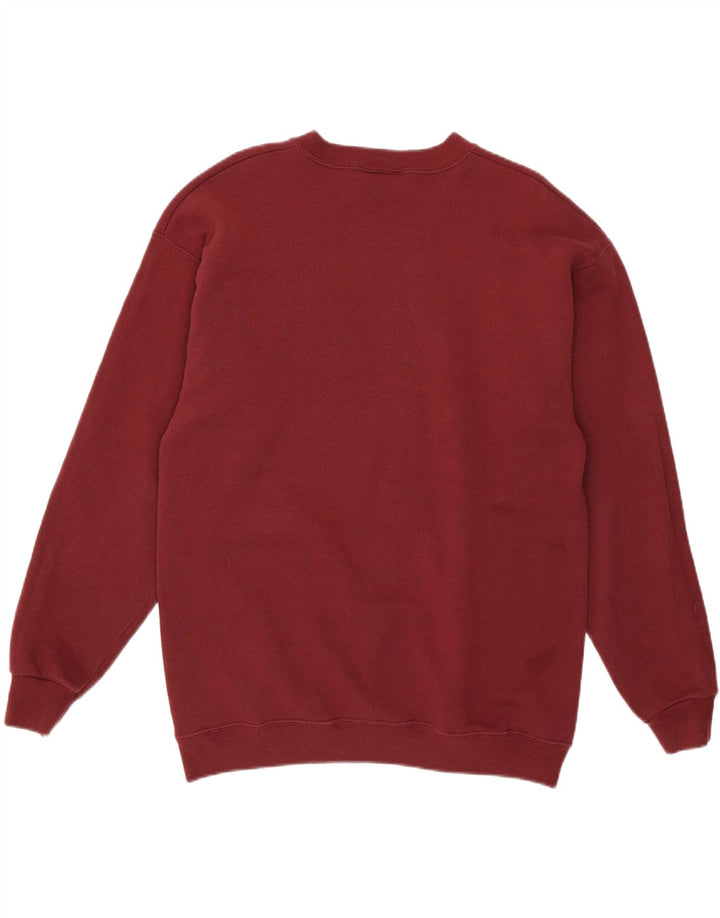 LEE Mens Sweatshirt Jumper Large Maroon Vintage Lee and Second-Hand Lee from Messina Hembry 