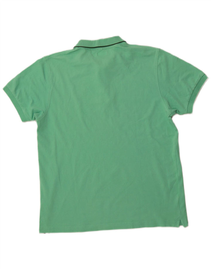 SUNDEK tricou polo pentru bărbați, bumbac verde mare