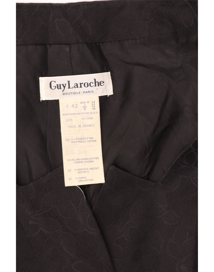 GUY LAROCHE Jachetă cu mânecă scurtă pentru femei EU 42 Large Black Classic