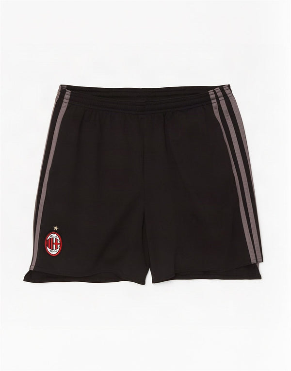 Pantaloni scurți sport pentru bărbați Adidas AC Milan, poliester mediu negru