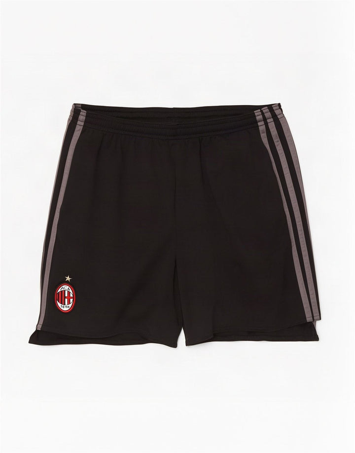 Pantaloni scurți sport pentru bărbați Adidas AC Milan, poliester mediu negru