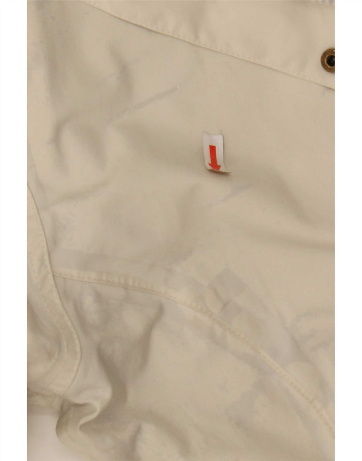 Jachetă de ploaie cu glugă pentru femei Helly Hansen UK 16 mare poliester alb