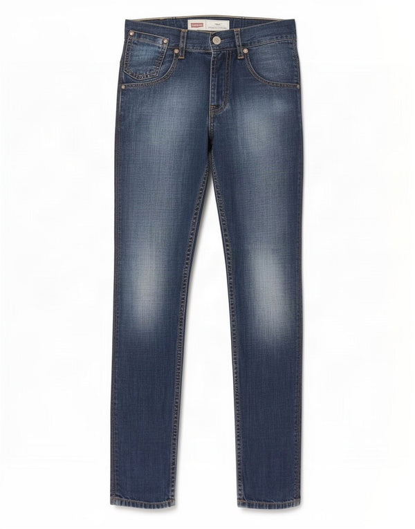 Levi's Boys 508 Regular Fit Tapered Jeans 11-12 ani W26 L27 Blue Bumbac