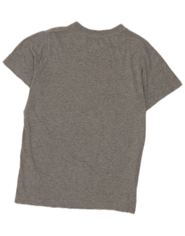 Tricou grafic Nike pentru fete Top 12-13 ani mare bumbac gri