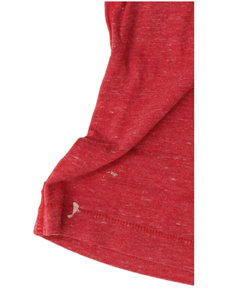 Tricou grafic Tommy Hilfiger pentru bărbați Top, mediu roșu, bumbac cu pete