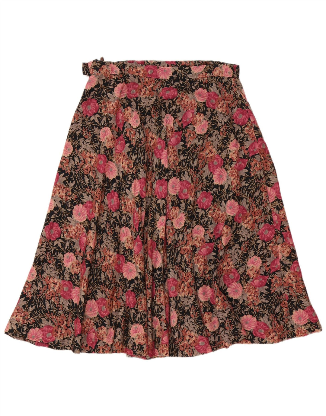 Fustă A-Line pentru Damă Vintage W30 Roz Mediu Floral