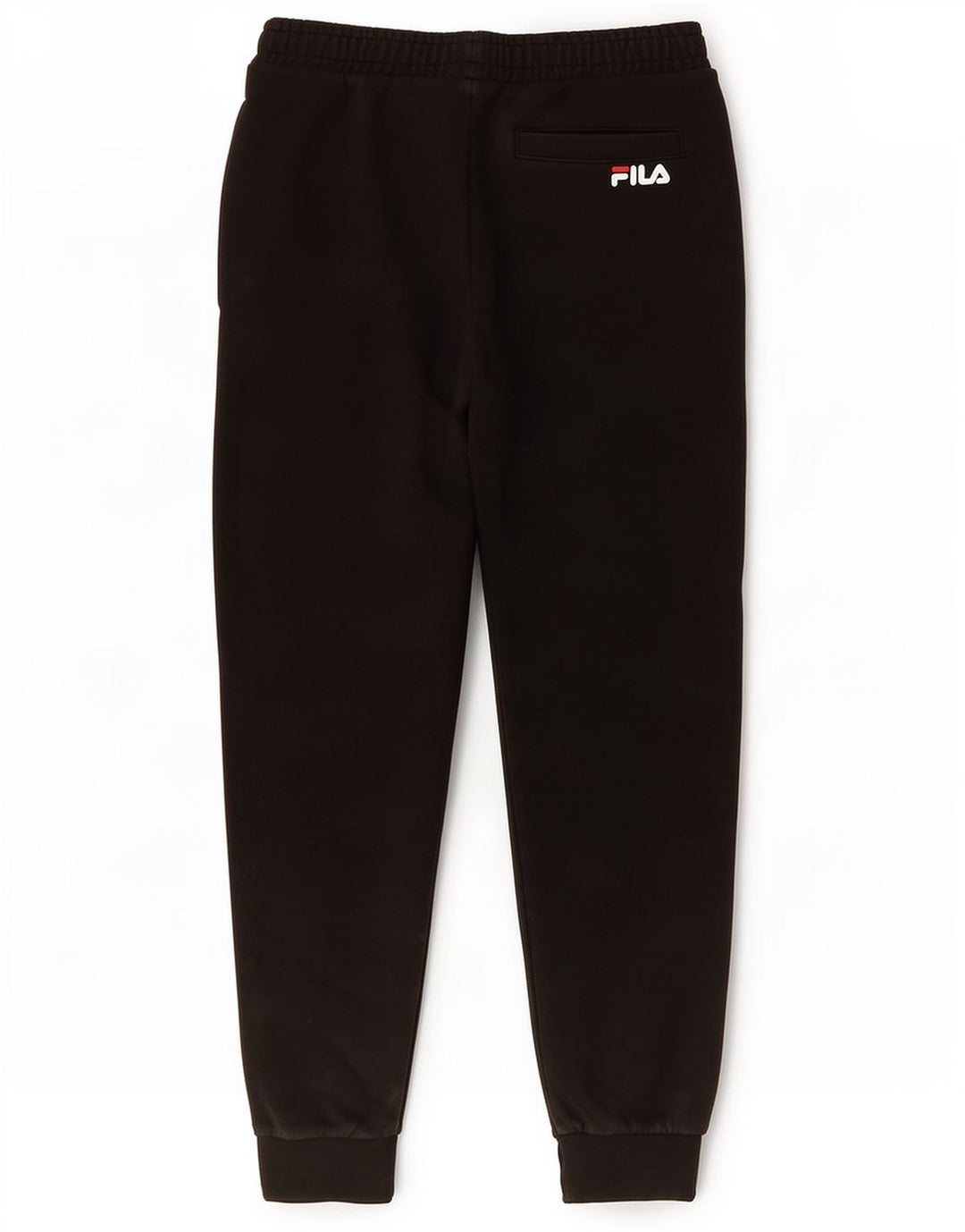 Pantaloni de trening cu grafica Fila pentru barbati Joggeri bumbac mediu negru