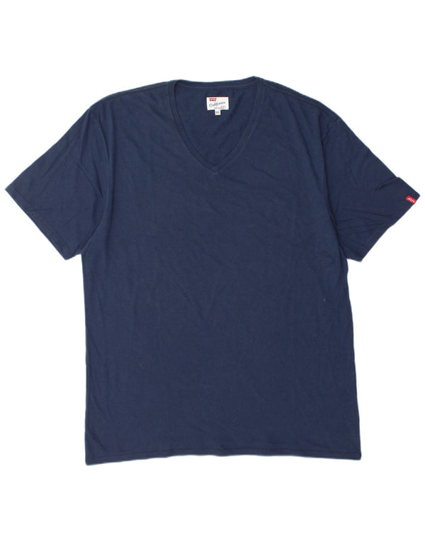 Tricou pentru bărbați LEVI'S Top 2XL Bumbac bleumarin