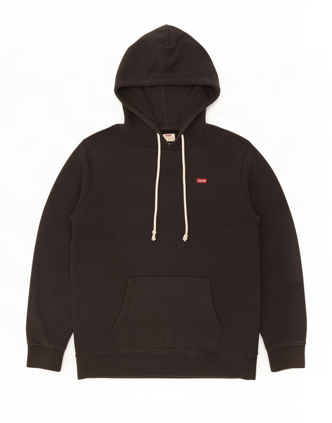 Pulover Levi's pentru bărbați, bumbac mediu negru