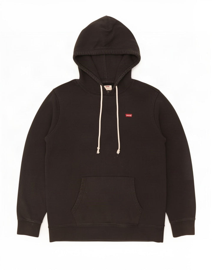 Pulover Levi's pentru bărbați, bumbac mediu negru