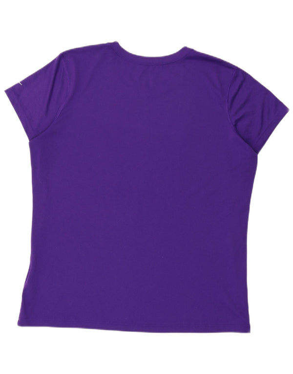 Tricou grafic Nike Dri Fit pentru bărbați Top XL Poliester violet