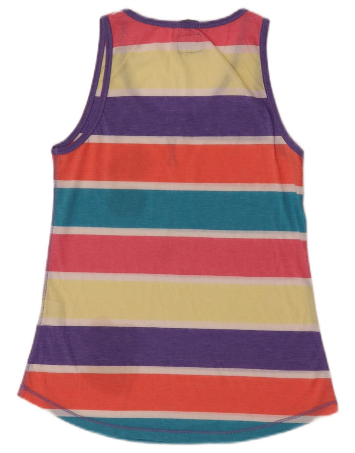 Top Vest Superdry pentru femei UK 12 Poliester cu dungi medii multicolore