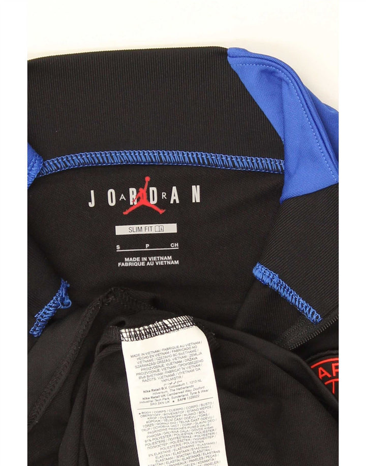 Tricou cu mânecă lungă pentru bărbați Jordan, slim fit, negru