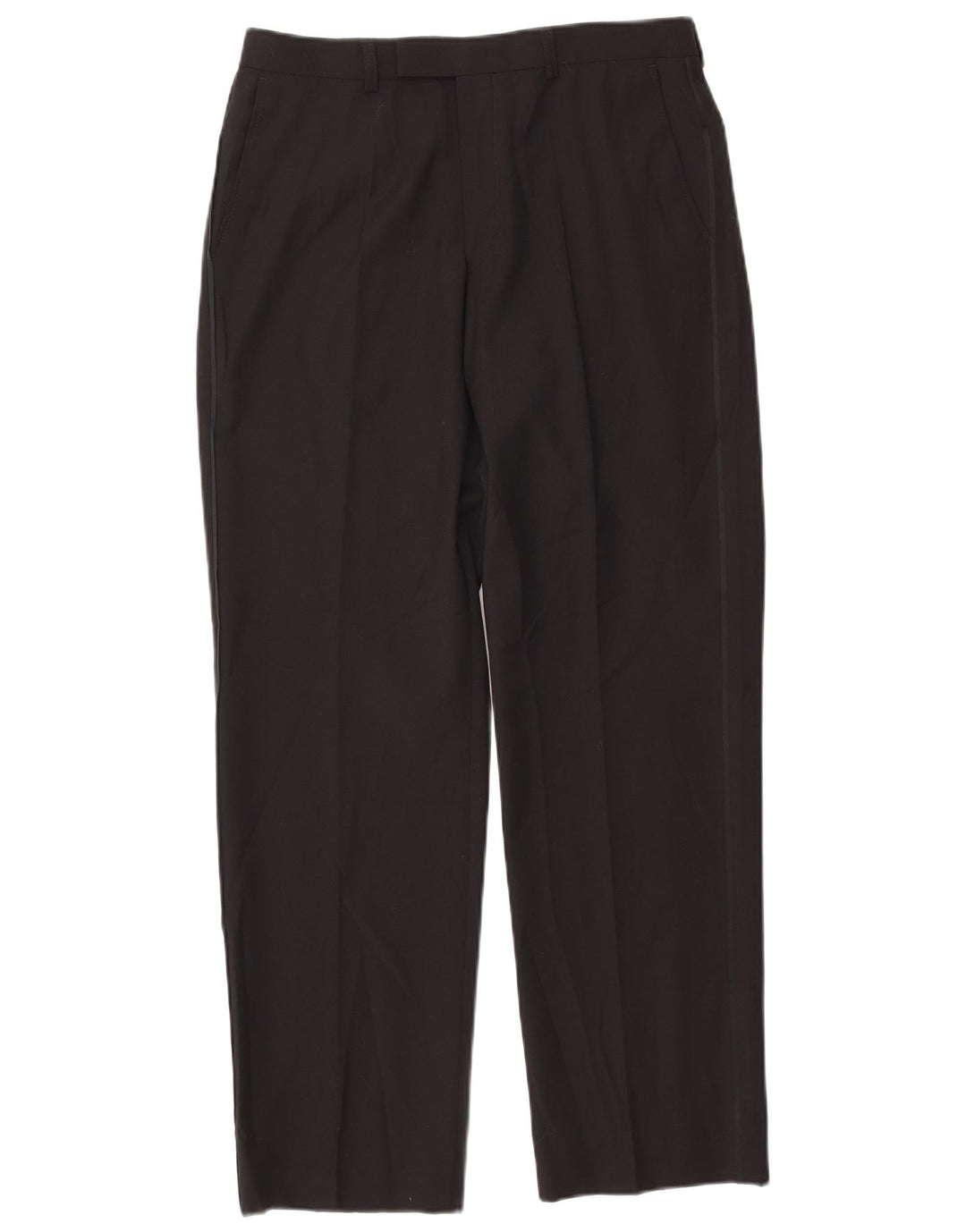 Marks & Spencer Pantaloni drepți pentru bărbați L32 L31 Poliester negru