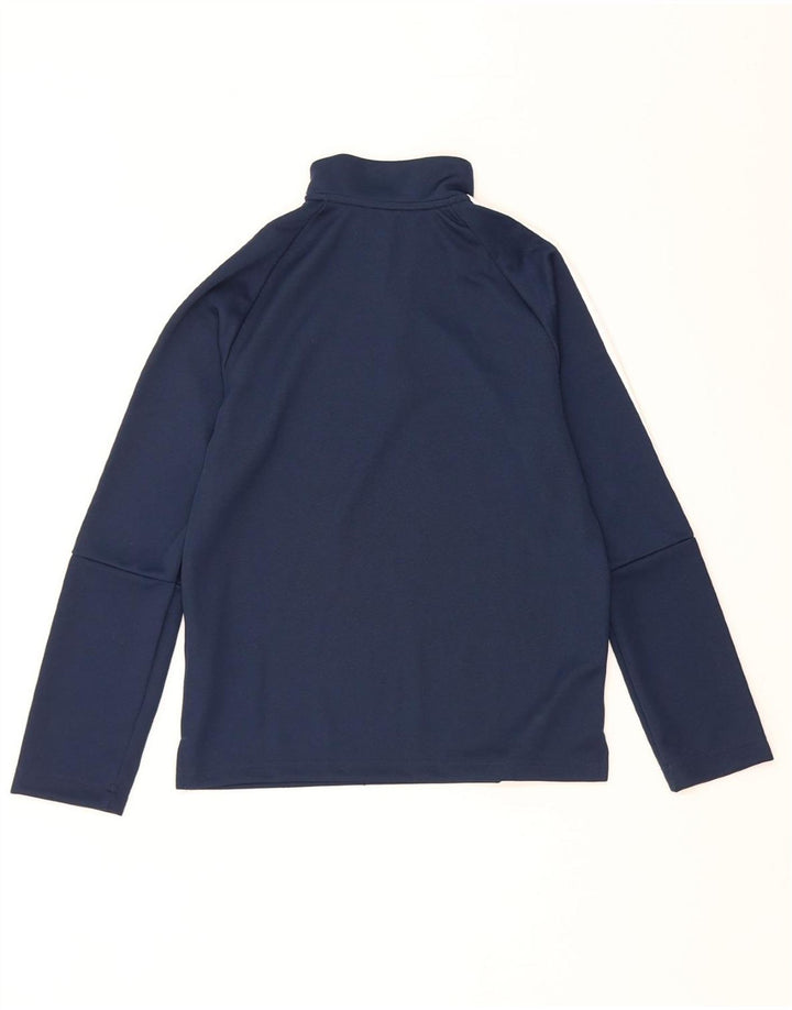 ADIDAS Climalite Pullover Trening Top 11-12 Ani Bleumarin