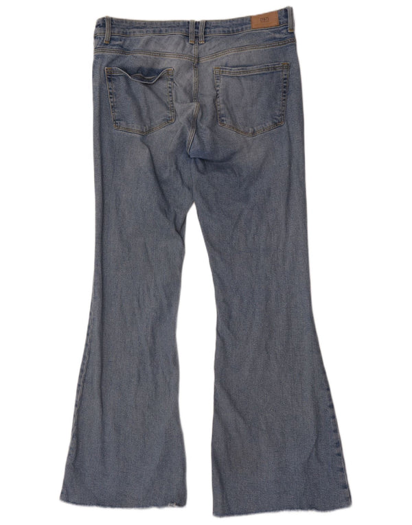 Blugi evazați pentru femei Zara EU 42 Large W32 L34 Blue