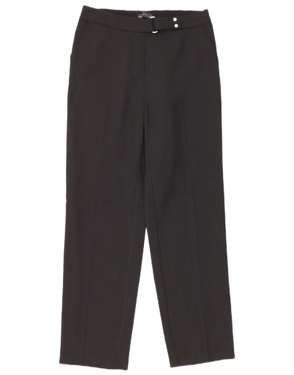 Pantaloni chino drepti pentru femei Marks & Spencer UK 10 Small W28 L28 Black