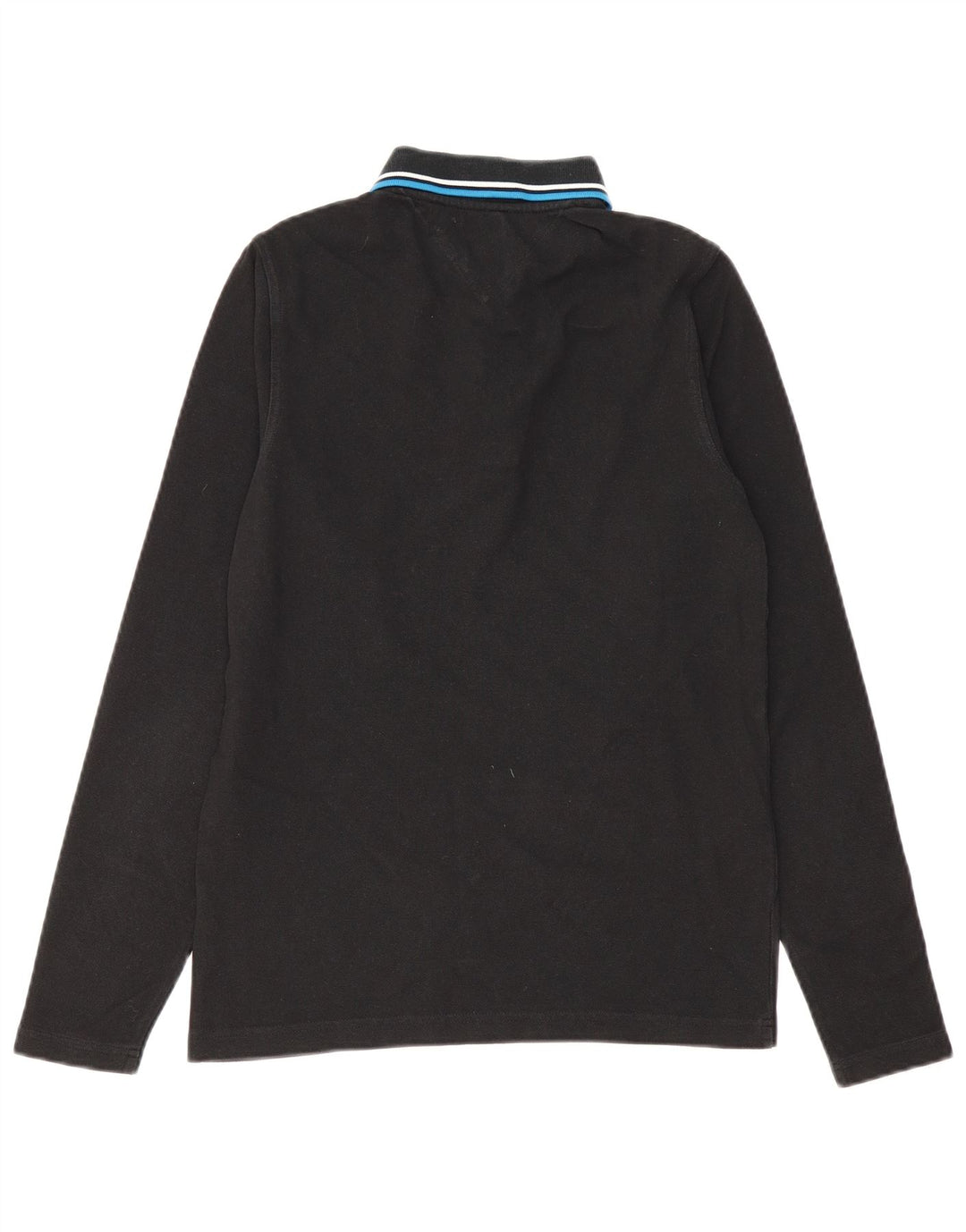 Tricou polo TOMMY HILFIGER pentru bărbați, bumbac mediu negru