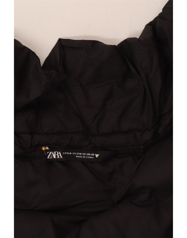 Gilet căptușit supradimensionat pentru femei Zara UK 10 Small Black