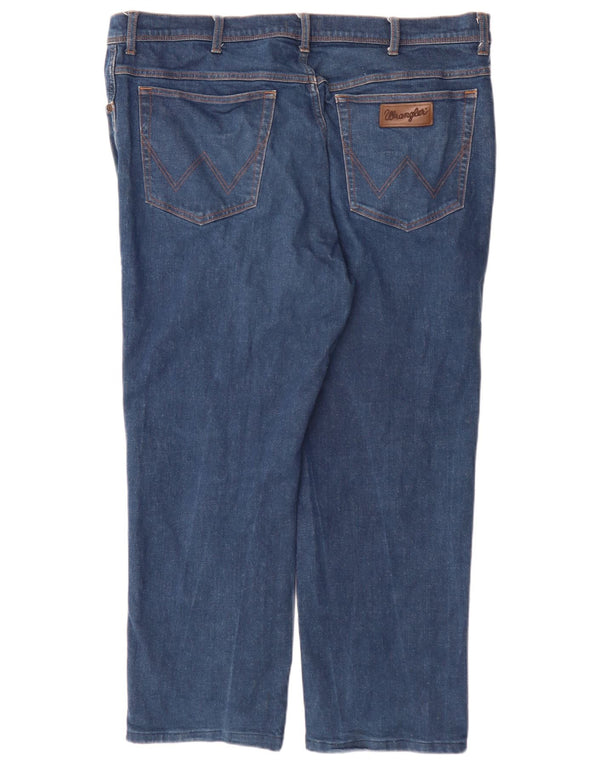 Blugi drepte pentru bărbați Wrangler Texas W42 L30 bumbac albastru