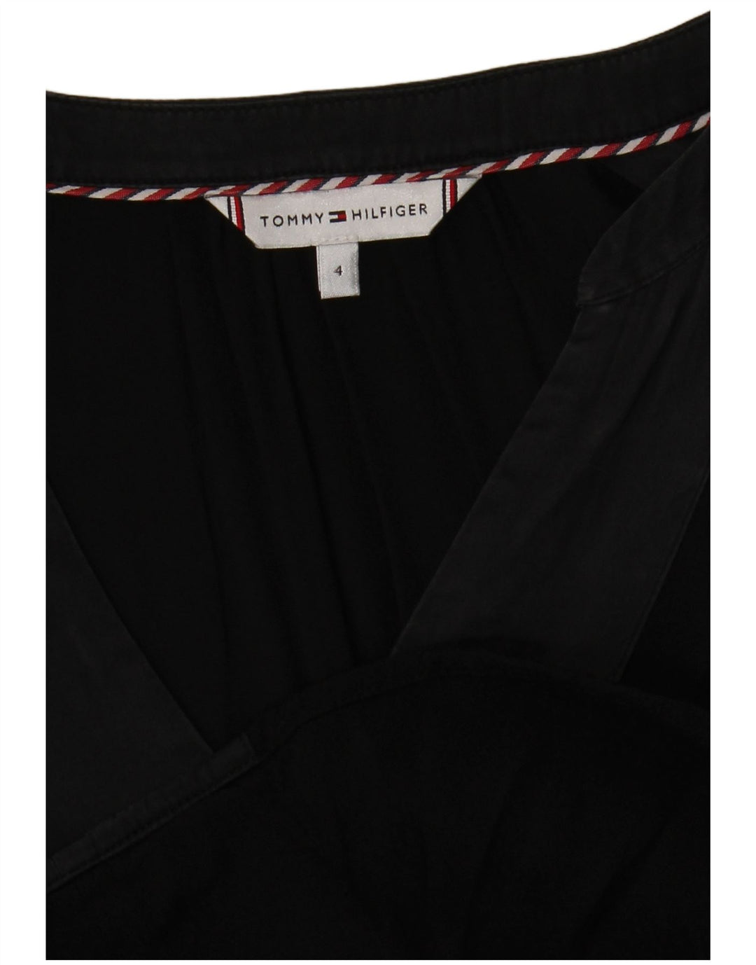 Bluză oversized cu mânecă lungă pentru femei Tommy Hilfiger Top US 4 Small Black