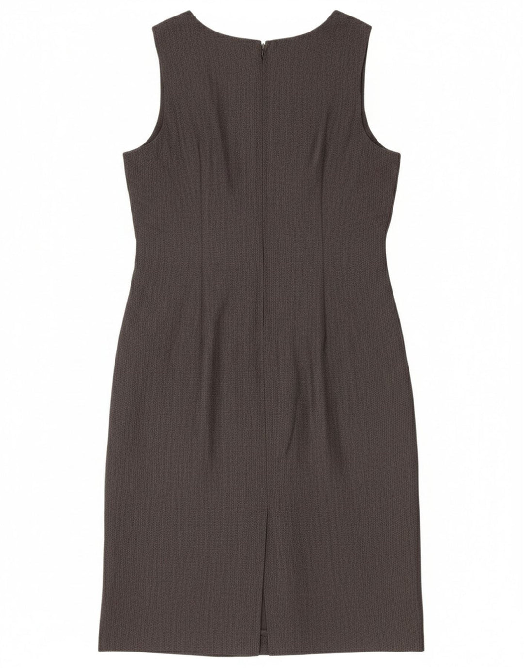 Rochie vintage pentru femei fără mâneci, UK 12, gri mediu