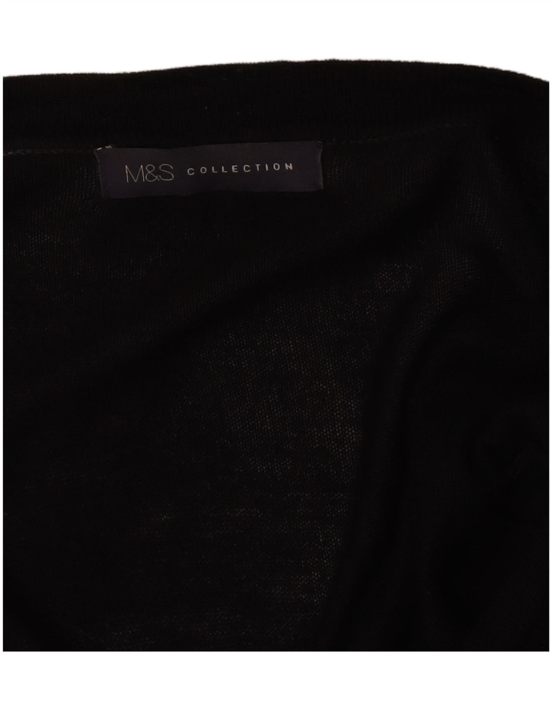 Pulover cardigan deschis pentru femei Marks & Spencer UK 14 Medium Negru