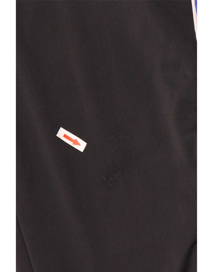 Pantaloni de trening grafic Reebok pentru bărbați, negru, poliester color bloc