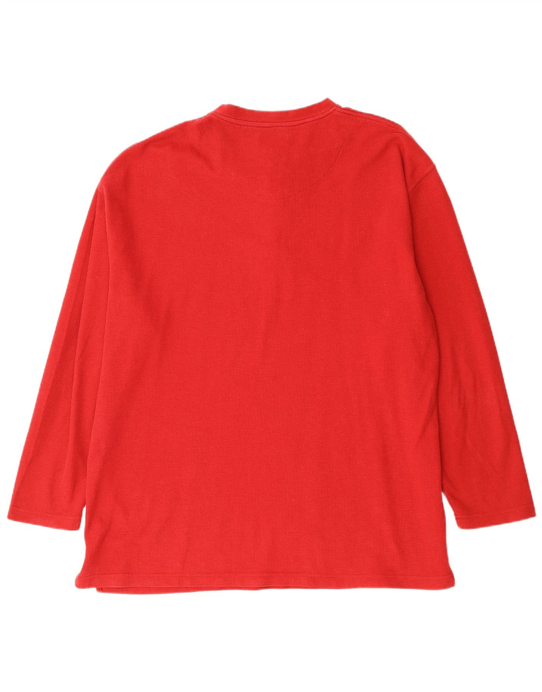 Top cu mânecă lungă XL, roșu, bumbac IZOD