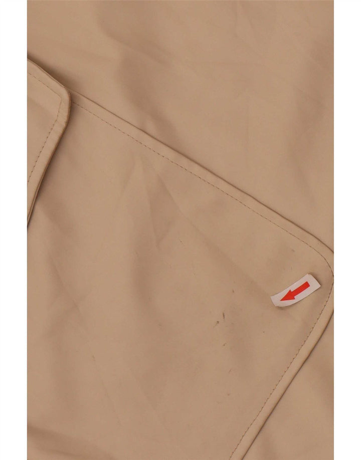 Jachetă Parka pentru femei cu glugă Zara UK 18 XL Bej Poliester