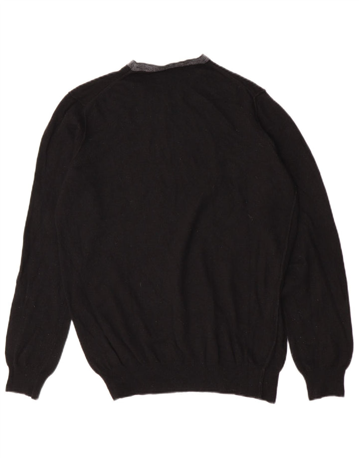 Pulover Blauer pentru bărbați cu gât crew, mediu negru
