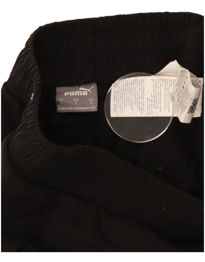 Pantaloni scurti sport Puma pentru bărbați, bumbac negru mic